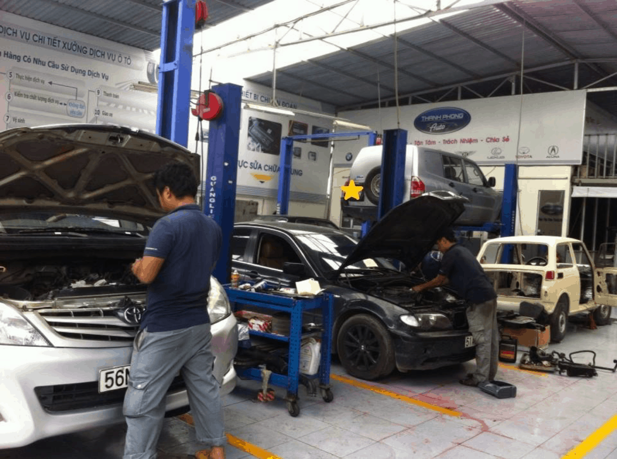 Repair - Maintenance Minor, Middle, Machine Overhaul, Professional Undercarriage Garage Thanh Phong Auto HCM 2023