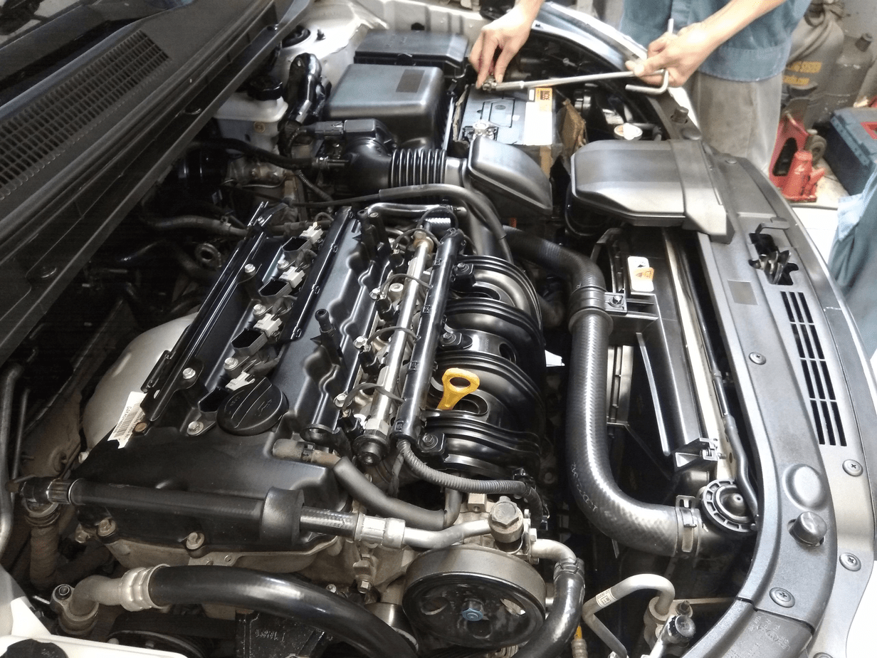 Cleaning and maintenance of the engine compartment and interior