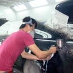 3 Notes When Painting Miles on the Body of a Car To Remove Scratches On Quality Cars Garage Thanh Phong Auto HCM 2022
