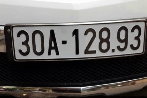 Recovery of number plates must be done by experienced people