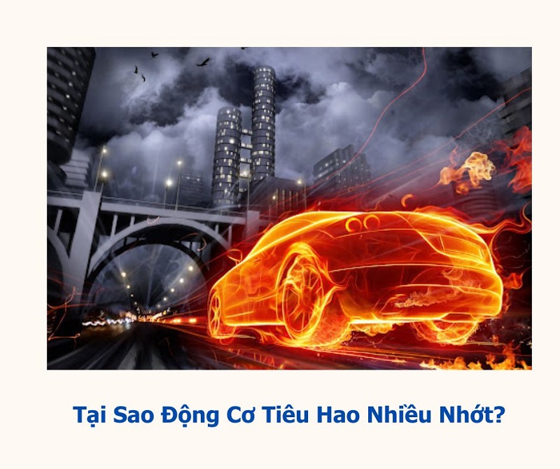 tại sao động cơ tiêu hao nhớt