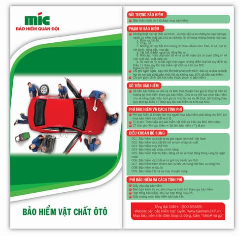Bảo hiểm vật chất ô tô Mic đang được nhiều khách hàng lựa chọn