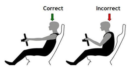 Revealing the best sitting posture for driving a car. Garage Thanh Phong Auto HCM 2022