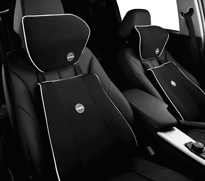 High-grade Rubber Headrest And Backrest Pillow Set For High-class Car Garage Thanh Phong Auto HCM 2022