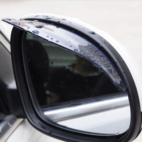 The rearview mirror rain cover helps to limit the situation of rain water splashing and stagnation on the mirror