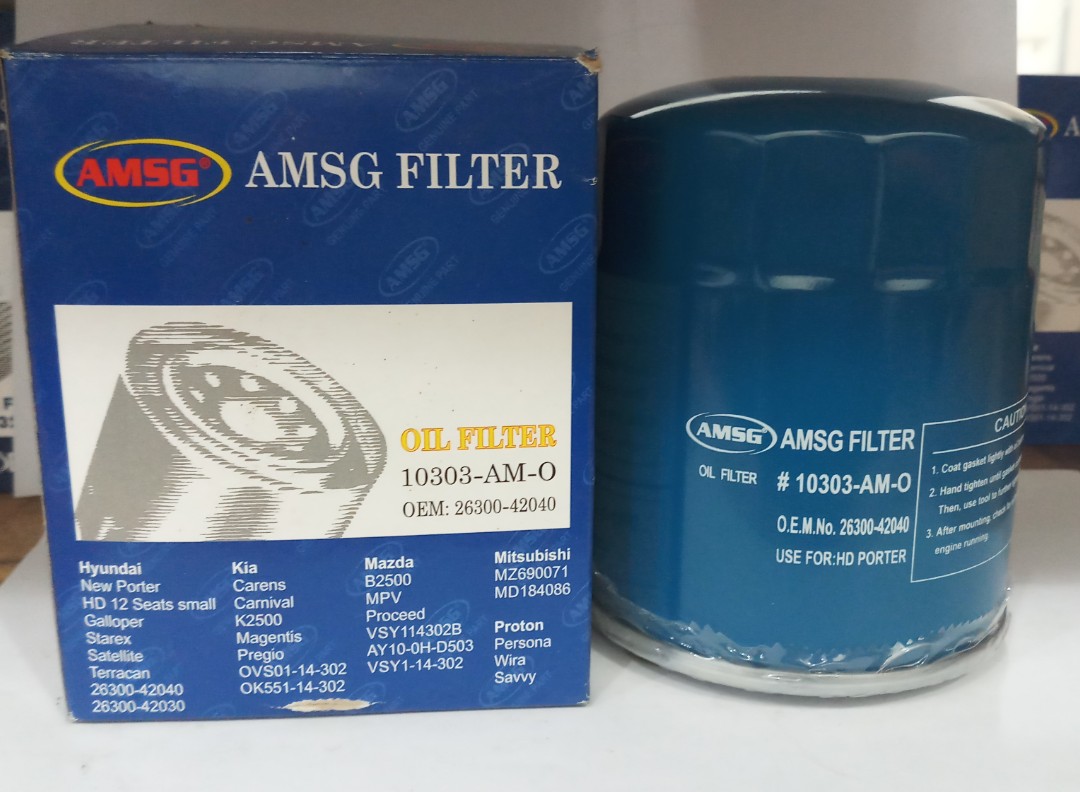 Starex Oil Filter; Canival; K3; Santafe; Genuine Pajero Garage Thanh Phong Auto HCM 2022