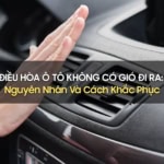 điều hòa ô tô không có gió đi ra