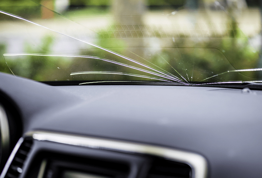 How to deal with scratched windshield glass
