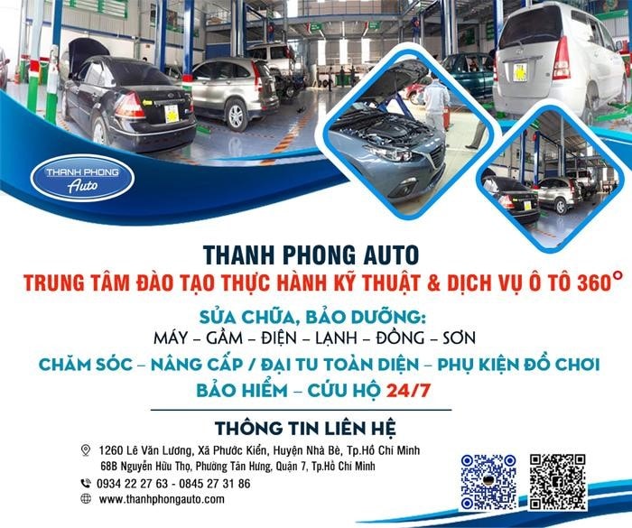 Cơ Khí Ô Tô Học Trường Nào ở Hồ Chí Minh Tốt Nhất? chất lượng Garage Thanh Phong Auto HCM 2023