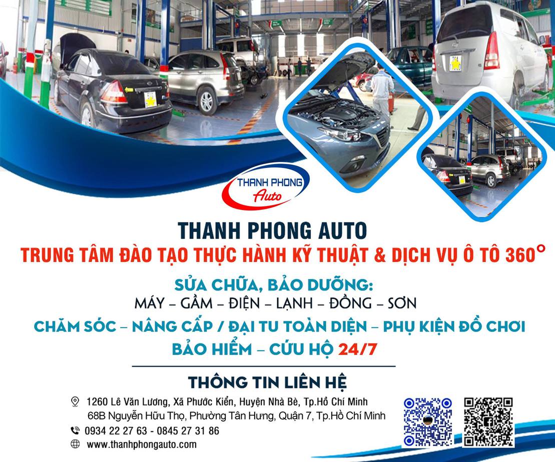 Top 7 Vocational Training Places for Car Repair and Maintenance in Ben Tre, Reputable and Guaranteed Garage Thanh Phong Auto Hcm 2023