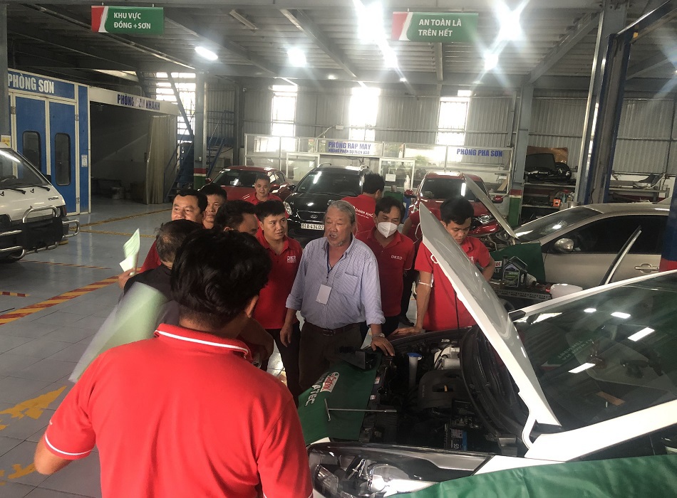 The place to teach basic car care in Ho Chi Minh City