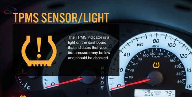 Đèn cảnh báo áp suất lốp (TPMS) bật sáng