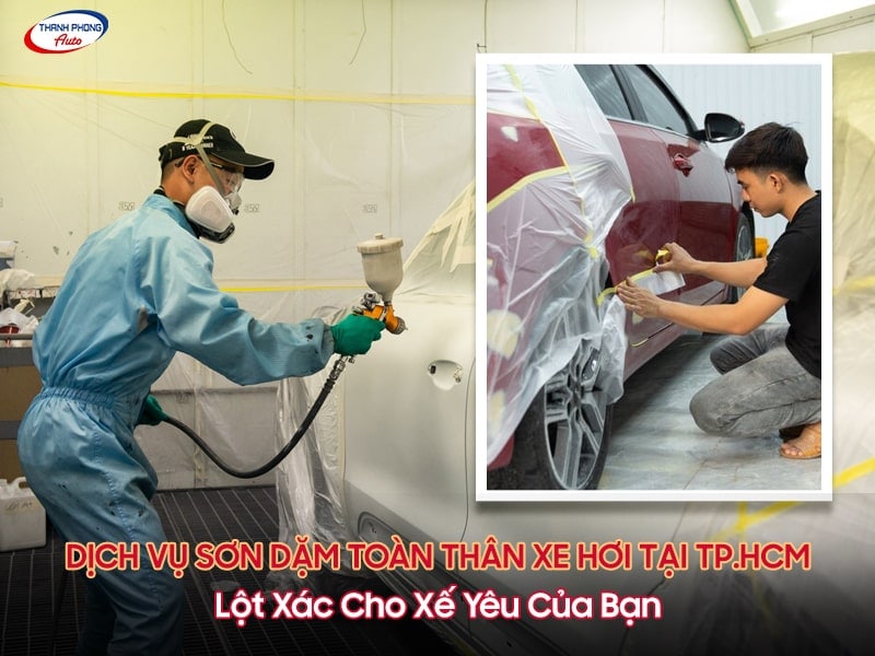 dịch vụ sơn dặm toàn thân xe ô tô