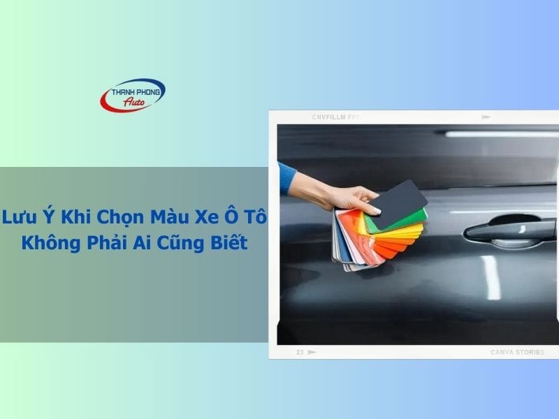 cách chọn màu xe ô tô hợp phong thủy