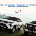 gara sửa chữa, bảo dưỡng xe fortuner