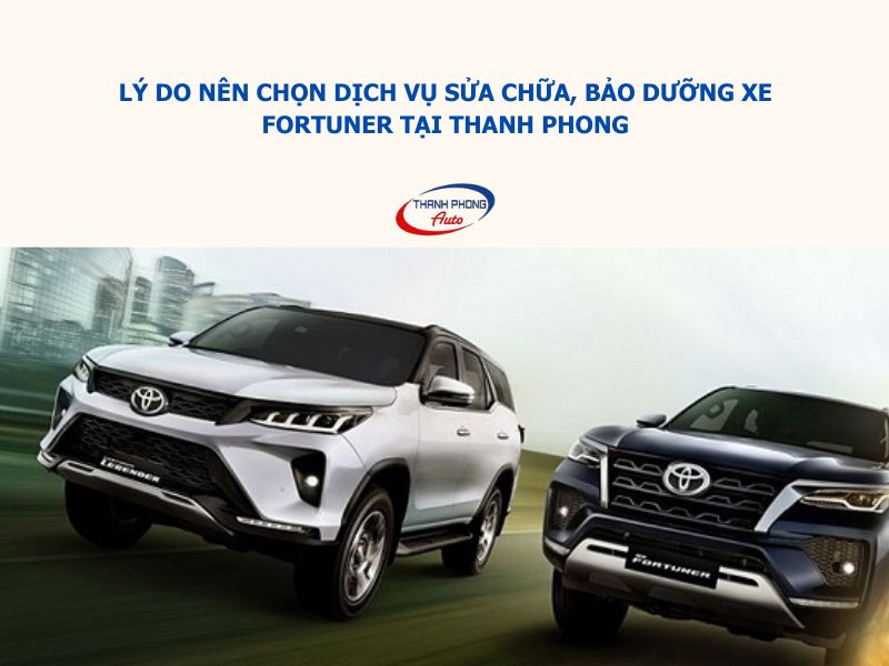 gara sửa chữa, bảo dưỡng xe fortuner