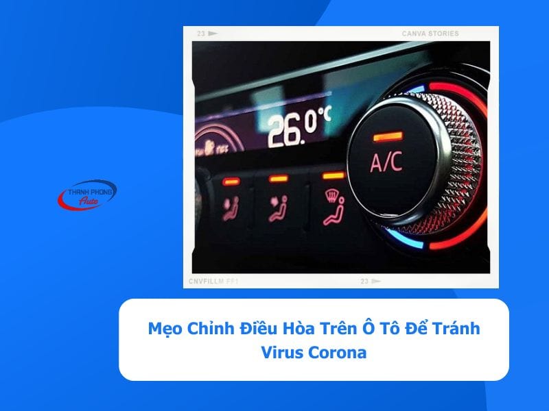 cách chỉnh điều hào trên ô tô