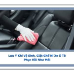 vệ sinh ghế nỉ xe ô tô