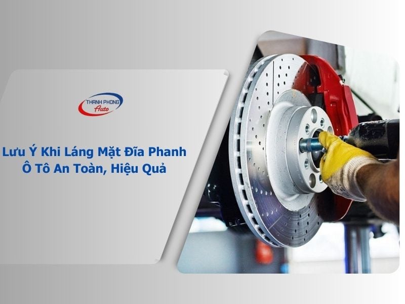 láng mặt đĩa phanh ô tô