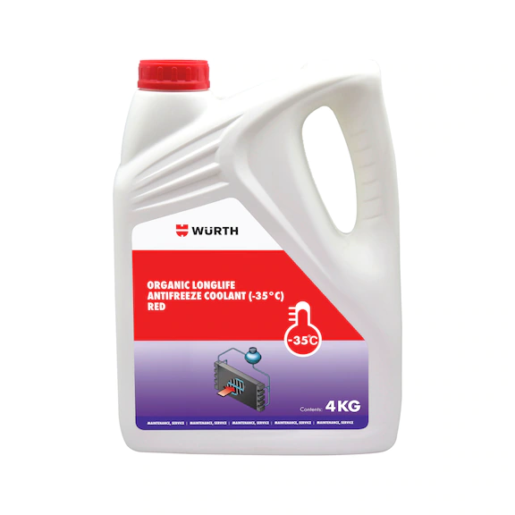 Oat-Red Coolant-(-35Dgr)-4Kg - Product Code 0892350350 Best Garage Thanh Phong Auto Hcm 2023