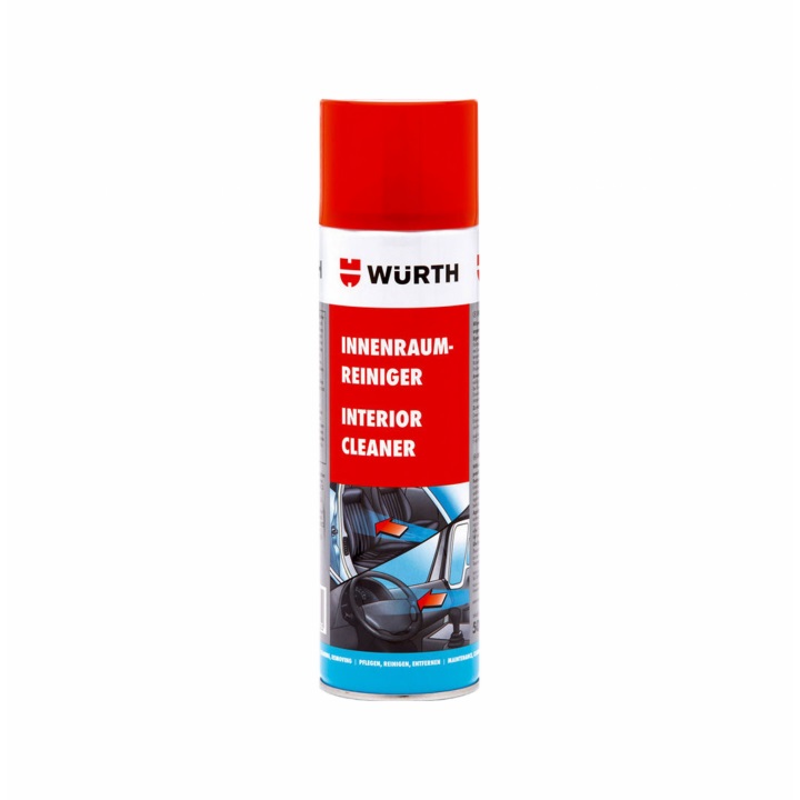 ACTIVE INTERIOR CLEANING - WURTH INTERIOR CLEANER 500ML - Prestigious PRODUCT CODE 0893033 Garage Thanh Phong Auto HCM 2023