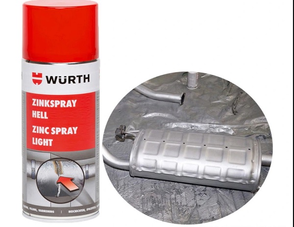 Wurth Bright Color Zinc Plating 400ml - Product Code 0893113114 Quality Garage Thanh Phong Auto Hcm 2023