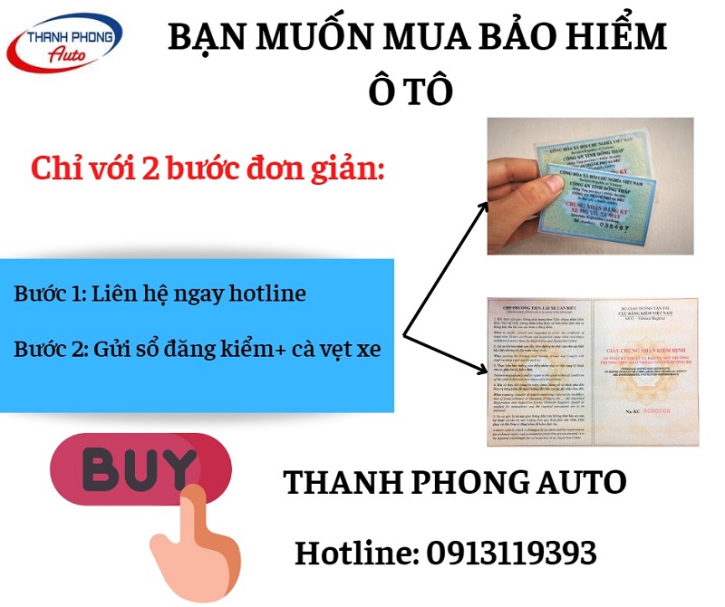Mua bảo hiểm ô tô tại Thanh Phong với thủ tục đơn giản