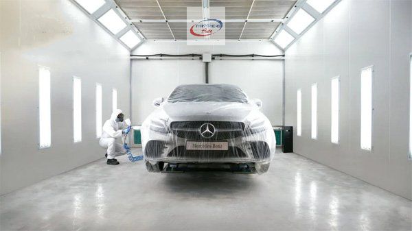 Price bodyshop & painting Prestigious Mercedes Car Hcm