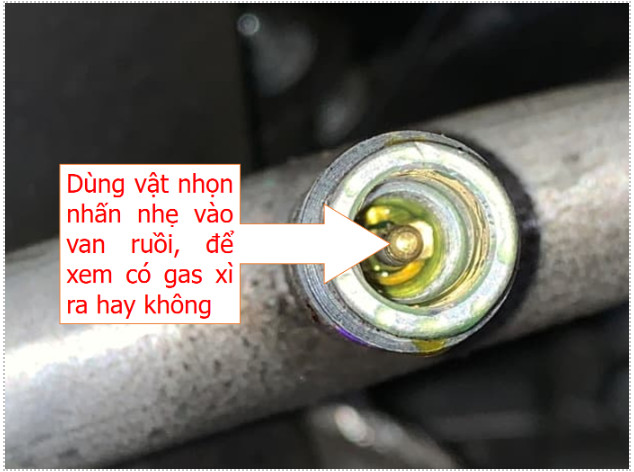 Figure 5. Air Conditioner Gas Charging Port