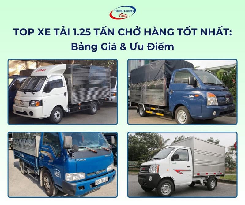 xe tải 1.25 tấn chở hàng