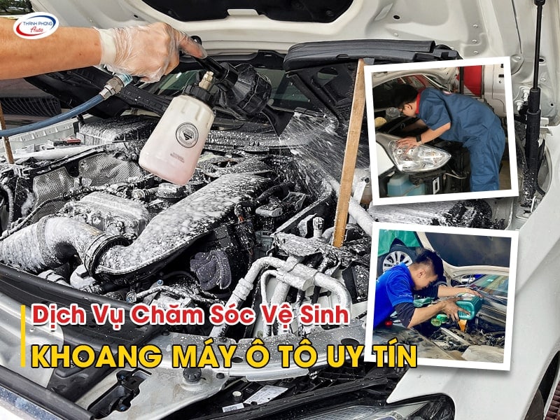 cleaning car engine compartment