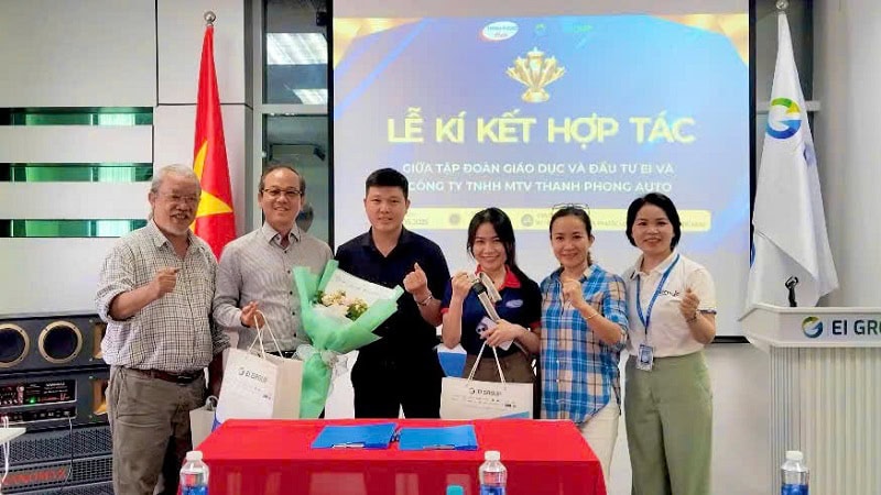 BUỔI LỄ KÝ KẾT HỢP TÁC GIỮA THANH PHONG AUTO & TẬP ĐOÀN EI GROUP – CƠ HỘI VƯƠN RA THẾ GIỚI CHO HỌC VIÊN – SINH VIÊN – KỸ THUẬT VIÊN