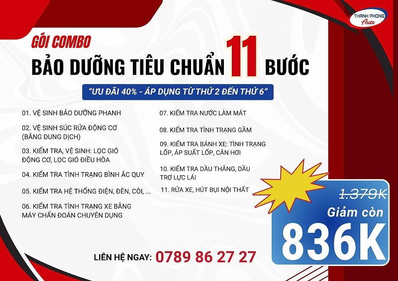 - Combo Bảo Dưỡng Xe Ô Tô Toàn Diện - Thanh Phong Auto: Chăm Sóc Chu Đáo, Vận Hành Bền Bỉ