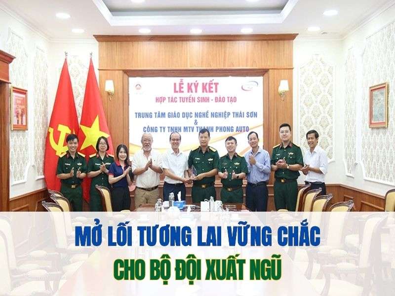 Trung tâm Giáo dục Nghề nghiệp Thái Sơn đã chính thức hợp tác cùng Thanh Phong Auto