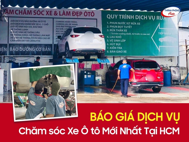 gói dịch vụ chăm sóc xe ô tô